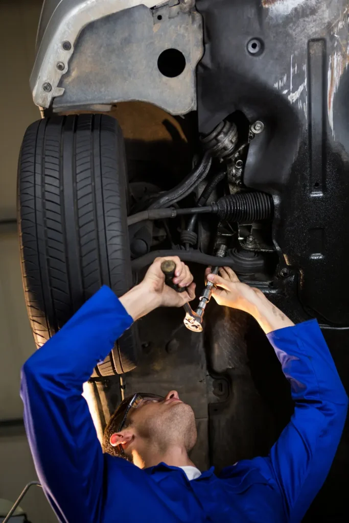 Suspension and steering work