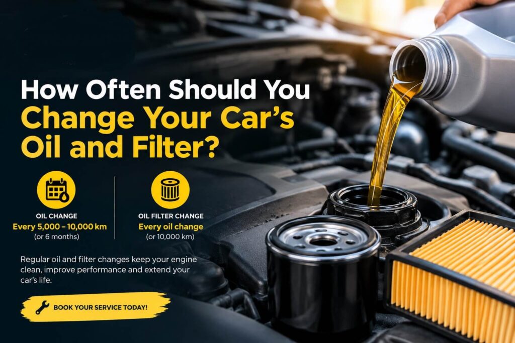 Car Oil Change and Filter